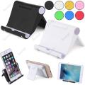 Universal Foldable Desk Phone Holder Mount Stand for iPhone Samsung iPad Mobile Phone Tablet Desktop Holder Mini Folding Stand.