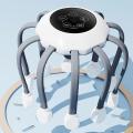 Ergonomic Electric Scalp Massager Soothing Waterproof Adjustable Octopus Claw Massager Portable Rechargeable Vibration Head Massager for Home Spa Travel Office Hair Care.