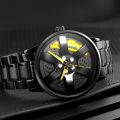 Skmei 1787 Rotation Wheel Creative Fashion Men Stainless Steel Watch 3ATM Waterproof Watch.