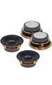 Fielect Magnet Speaker Internal Magnet Speaker Mini Speaker Metal Round 50mm Di. 