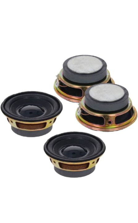 Fielect Magnet Speaker Internal Magnet Speaker Mini Speaker Metal Round 50mm Di