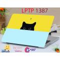 LPTP -1387 Black Yellow Laptop Sticker Laptop Skin Sticker & Laptop Skin for laptop Back Side Decoration - Laptop Sticker - Laptop Sticker.