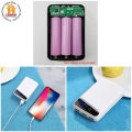 Portable Stylish First Charging Power Bank Case White (Use 3 Piece's 18650 Battery). 