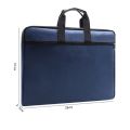 WENQI Office Supplies Files Bag Filing Products Double Layers Canvas Bag School Stationery With Handle Zipper A4 Document Bag Business Handbag File Holder Document Filing Bags. 