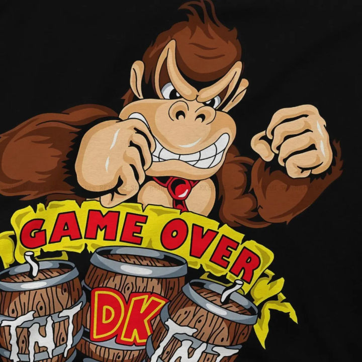 Donkey%20Kong%20Game%20Newest%20TShirt%20for%20Men%20DK%20Round%20Collar%20Polyester%20T%20Shirt%20Personalize%20Gift%20Clothes%20Streetwear%20-%20Image%204