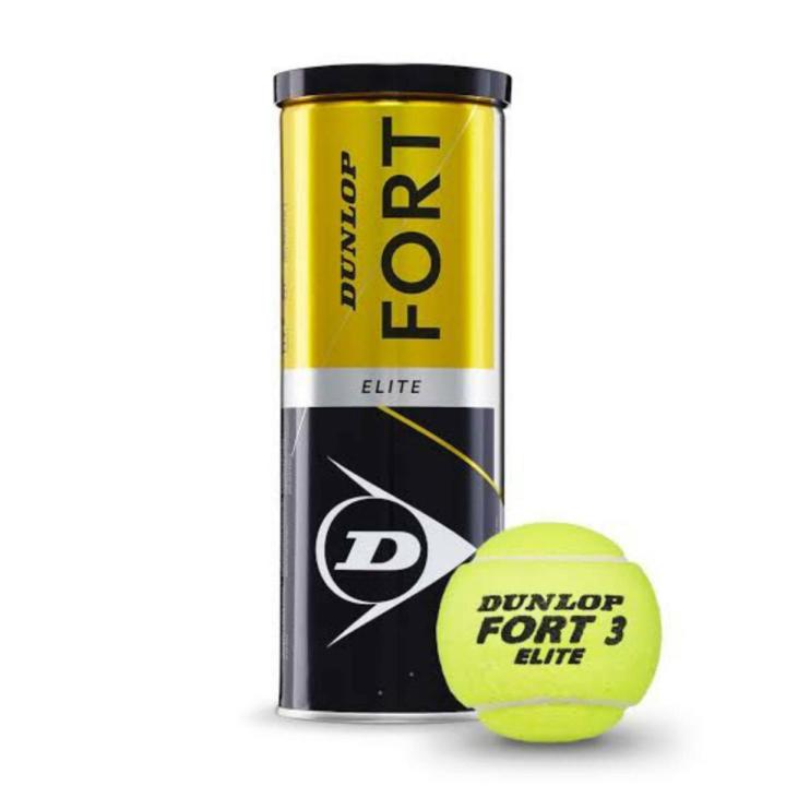 Dunlop Fort Elite Tennis Ball for All Court - 3 Pieces Combo