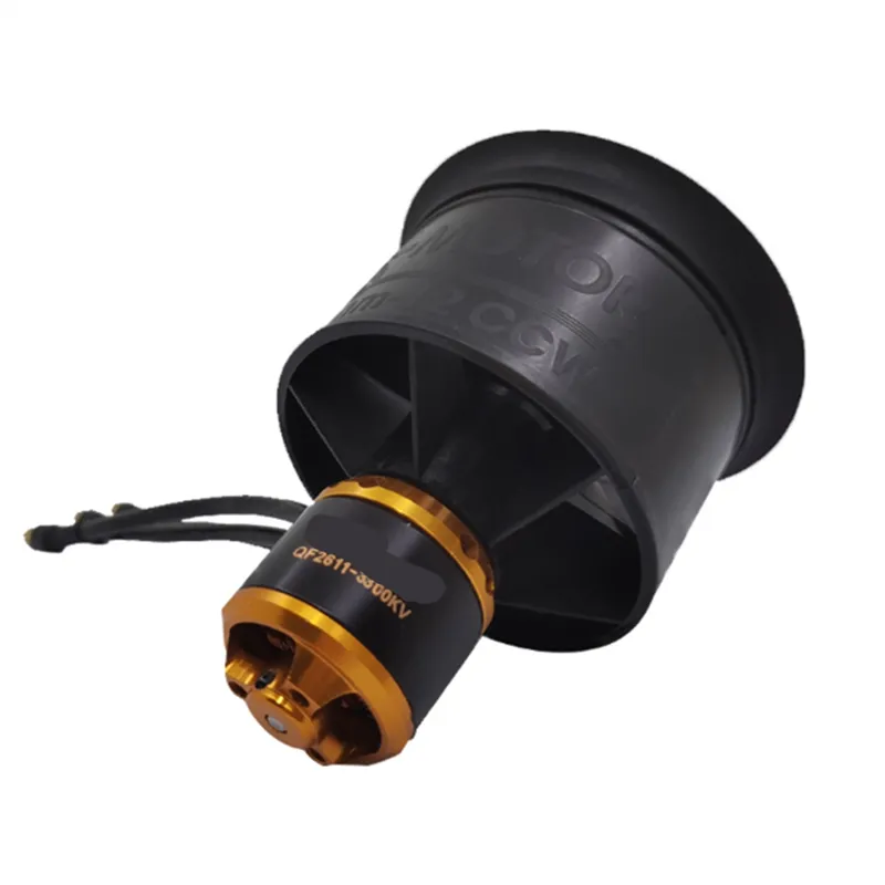 DD Ventilateur 12 Pales EDF 90mm Avec Moteur Sans Balais RC 1450KV Teste Pour Les Avions A Jet Rc Edf 6s Amz B09kb9vk41
