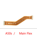 Main Motherboard Flex Cable Ribbon and Main LCD Flex Cable Ribbon for Samsung Galaxy A50s A507. 