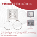 Universal Vertical Pole , with 2 , Wall Mounting Loop Bracket. 