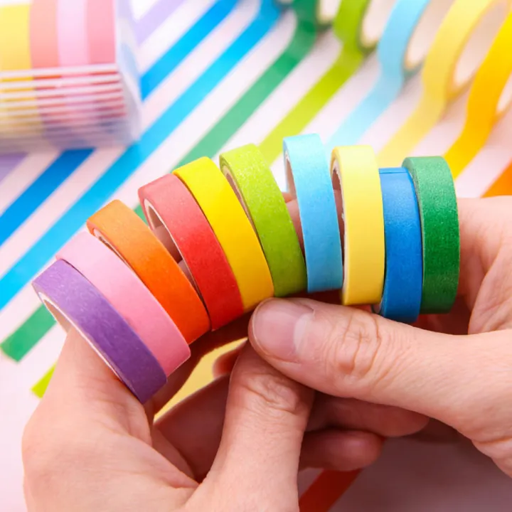 10%20Rolls%20Rainbow%20Washi%20Tape%20DIY%20Kids%20Stickers%20Masking%20Paper%20Set%20Solid%20Colored%20Painters%20Tape%20Students%20School%20Stationery%20Supplies%20-%20Image%205