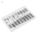 10xStainless Steel Watch Band Spring Bars Strap Link Pins for Watchmaker 144Pcs.