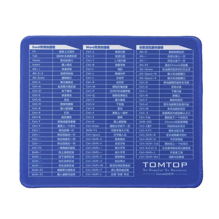 Office Mouse Pad Keyboard Shortcuts Mouse Pad Computer Office ...