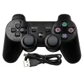 Black USB Wired Controller for PS3 Joystick Game Controller Joypad for PS3 Dual Vibration USB Gamepad for PS3 Games Console. 
