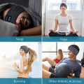 Sleep Mask Bluetooth Sleeping Headphones Headband Thin Soft Elastic Comfortable Wireless Music Headset Eye Mask For Side Sleeper. 