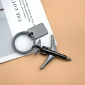 1 Pcs Creative Aircraft Keychain Model Key ring For Men women Bike Cycle Pendant Gift. 