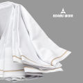 white colour lungi for men 100% cotton. 