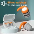 1 Pair Sleeping Ear Plugs Noise Cancelling Loop Earplugs Soft Silicone Earplugs for Sleep Anti-noise Swim Ear Waterproof Earplug. 