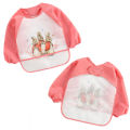 Cute Cartoon Baby Bibs Waterproof Infant Eating Bib with Pocket Children Drawing Long Sleeve Apron Kids Burp Cloth Baby Stuff. 