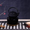 50ml Japanese Style Cast Iron Kettle Teapot Comes + Strainer Tea Pot - Black. 
