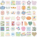 100pcs Pink Letter Flower Graffiti Sticker Decoration Luggage Guitar Skateboard Notebook Waterproof Decals Sticker Kids Toys for Boys Girls Gifts. 