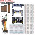 3.3V/5V MB102 Breadboard power module+MB-102 830 points Prototype Bread board for arduino kit +65 jumper wires wholesale - 318266852.