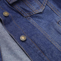 Large-Size200Jin Yang Short Denim Jacket for Women Spring and Autumn New Loose Slimming Large Denim Jacket for Fat Girls.