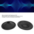 2x Speaker Cone Drum Paper 1 Inch Inner Diameter With Rubber Surround For 5 Inch.