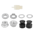 E-Bike Electric Bicycle Hub Motor Axle M14 Front Lock Nut /Lock Washer /Spacer /Nut Cover with 12mm Shaft.