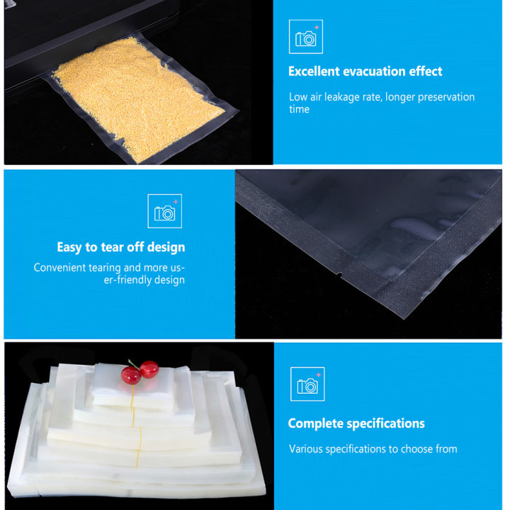 GC%20100pcs%20Transparent%20Vacuum%20Sealer%20Bags%20Food%20Grade%20Materials%20Food%20Packaging%20Bag%20Great%20For%20Food%20Storage%20-%20Image%204