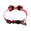 Amingge New Pet Collar Valentine's Day Love Series Bowknot Ribbon Cat Collar with Heart-Shaped Accessories. 