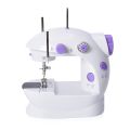 Mini Sewing Machine - Dual Speed Portable Mini Electric Pedal Double Threads Rewind Swing Machine. 
