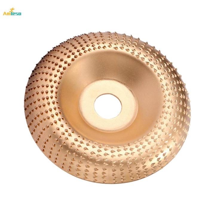 Wood Shaping Wheel, 3.94inchx0.87inch Shaping Polishing Wheel, Sturdy Angle Grinder Carving Disc for Marble