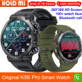 New K56 Pro Smart Watch Men Bluetooth Call Sport Tracker 400mAh Long Standby 1.39 Inch 360*360 HD Screen Outdoors Smartwatch.