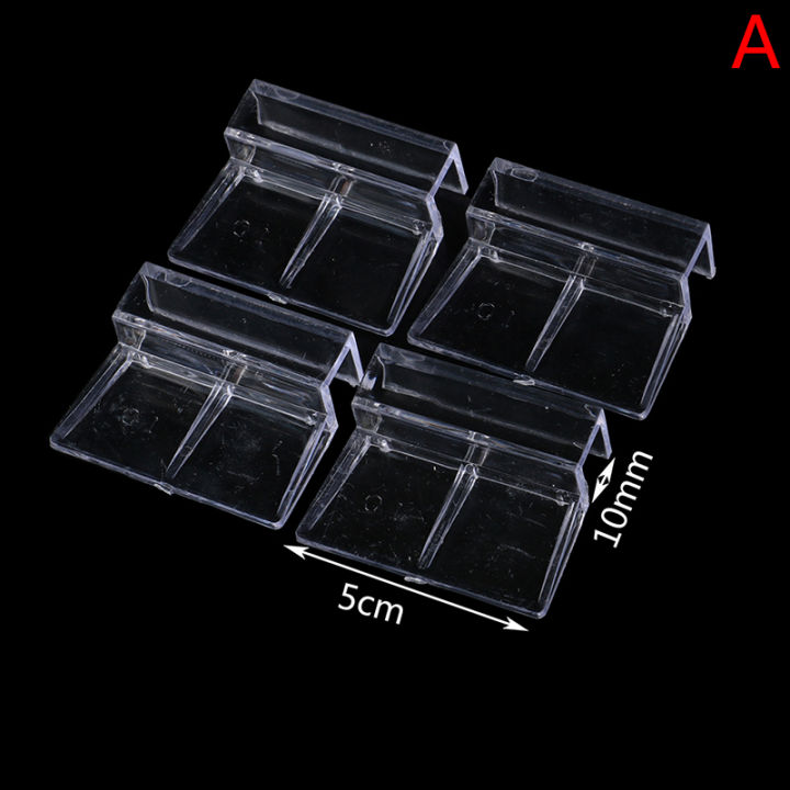 4Pcs Acrylic Fish Tank Lid Cover Support Holder Bracket Aquarium Support Rack