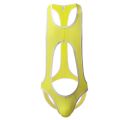 CLEVER-MENMODE Underwear Wrestling Corset One-piece Lingerie Bodysuit Men Mesh Hollow Mankini Backless Buttocks Leotard. 