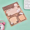Strawberry-themed sticky notes Colorful Kawaii Rabbit bear design sticky notes 3x3 N Times Sticky bookmark for Office supplies School supplies Daily reminder Gift for kids Journal planner. 