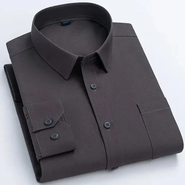 High%20Quality%20Cotton%20Men%20Dress%20Shirts%20Long%20Sleeve%20Middle-aged%20Luxury%20Plain%20Color%20Business%20Casual%20Social%20Male%20Shirt%20Regular%20Fit%20-%20Image%207