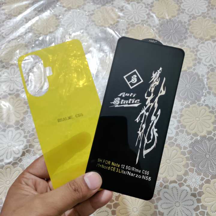 Realme%20C55%20Combo%20Pack%202%20in%201%20(Rinbo%20Screen%20Protector%20&%20Back%20Transparent%20Poly)%20-%20Image%203