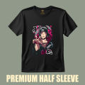 Half Sleeve Naruto(Bundle) Printed Jersey T-shirt For Men and Women.