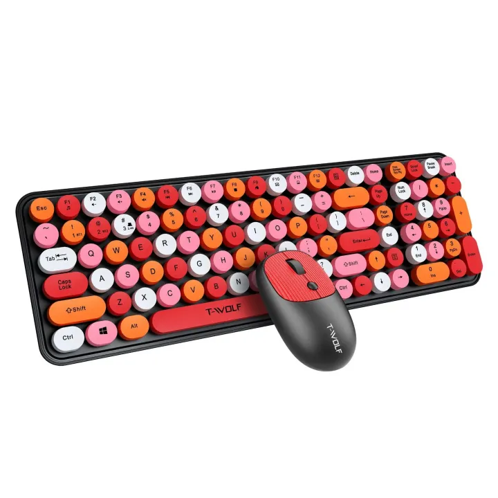 T-WOLF Thunder Wolf TF350 Wireless Keyboard and Mouse Set