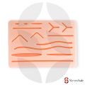 Reusable Surgical Medical Practice Traumatic Simulation Wounds Training Teaching Model Suture Kit Pad Silicone Fake Skin Suture. 