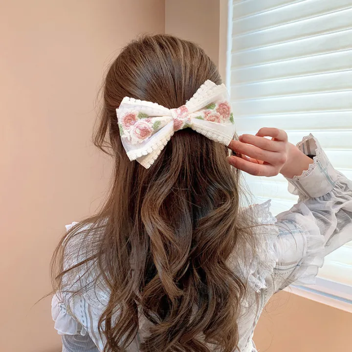 Embroidery%20Bow%20Lace%20Hair%20Clip%20For%20Women%20Girls%20Elegant%20Spring%20Clip%20Hair%20Accessories%20Fashion%20Big%20Bow%20Hair%20Clip%20Yao%20Store%20-%20Image%202