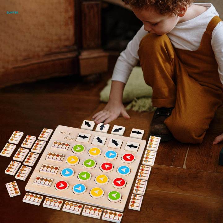 Matching%20Puzzles%20Color%20Direction%20Puzzle%20Learning%20Early%20Education%20Montessori%20Toys%20for%20Kids%20Baby%20-%20Image%203