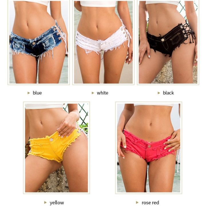 New%20Summer%20Women's%20Jeans%20Shorts%20Hole%20Bandage%20Low%20Waist%20Thong%20Pole%20Dance%20Short%20Jeans%20Women%20-%20Image%208