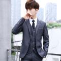 Men's Suit Slim Fit Korean Style Leisure Suit Men's Suit Business Formal Wear Coat Bridegroom Wedding Trendy Small Suit. 