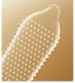G Small 45mm Dotted Condom 10pcs Pack (Brand: MINGLIU).