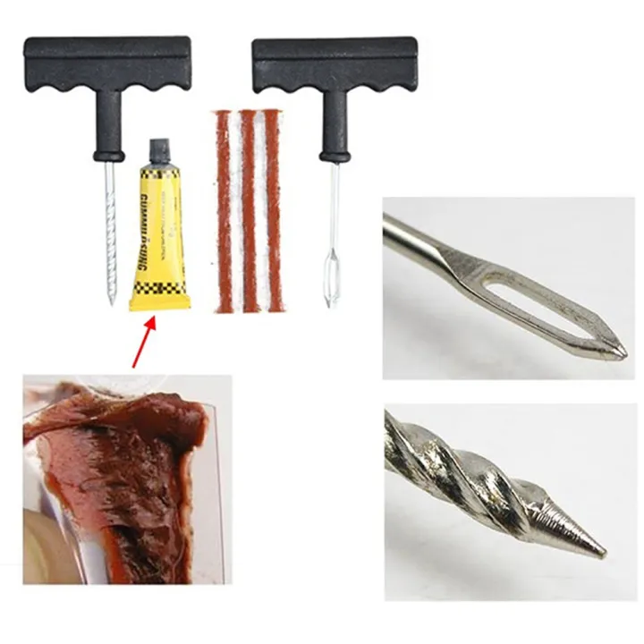 6Pcs%20Motorcycle%20Car%20Tire%20Repair%20Tool%20Tubeless%20Tyre%20Puncture%20Needle%20Patch%20Kit%20-%20Image%205