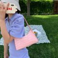 Women's Bag Fashion Brand Design Zipper Shoulder Bags Ladies Korean Handbag PU Leather Casual Stone Grain Square Bags For Female. 