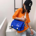 Retro Harajuku bag Trendy Canvas Student class Messenger bag Ins Versatile Canvas bag for School College students use Travel Street style.