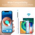 Smart Visual Ear Cleaner 1296P Ear Sticks Otoscope USB C Charging Endoscope Wax Removal Tool Earpick Mini Camera Health Care. 